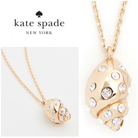 kate spade Jewelry - NWT Kate Spade Under the Sea Mini Pave Necklace